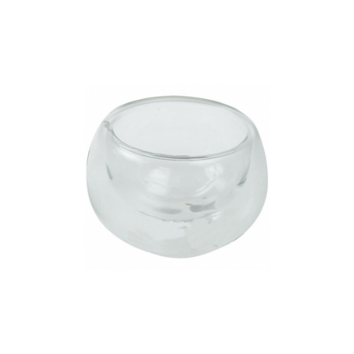 verrine sphere en verre double fond 15cl