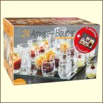 Coffret 24 verrines en verre + 7 recettes