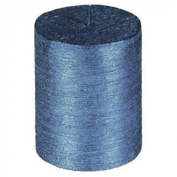 bougie-cylindrique-bleu-metallise-75cm