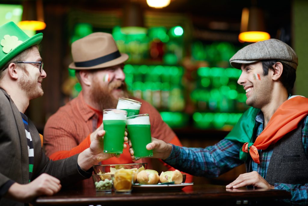 Verrines et décoration pour la Saint Patrick