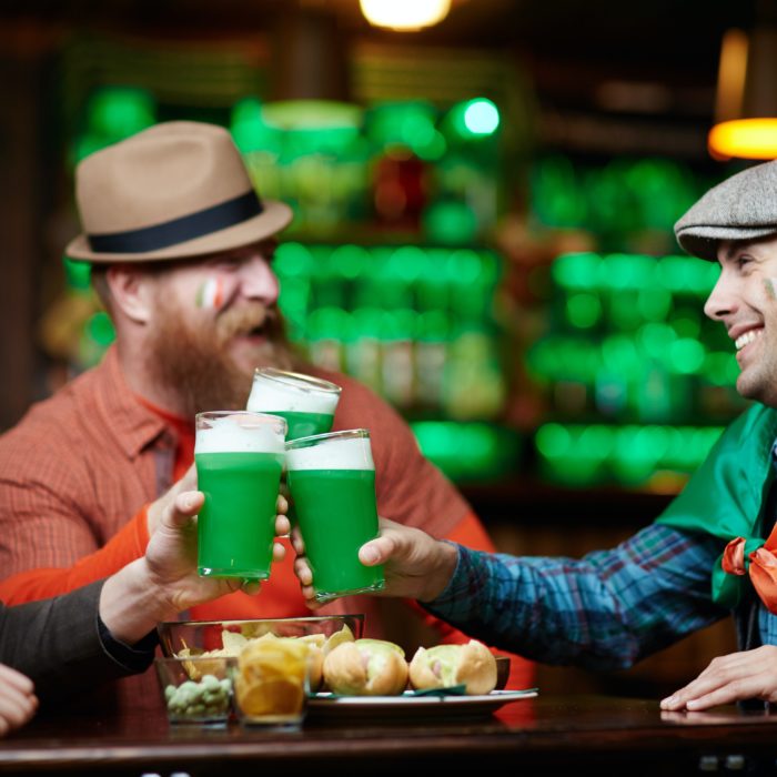 Verrines et décoration pour la Saint Patrick