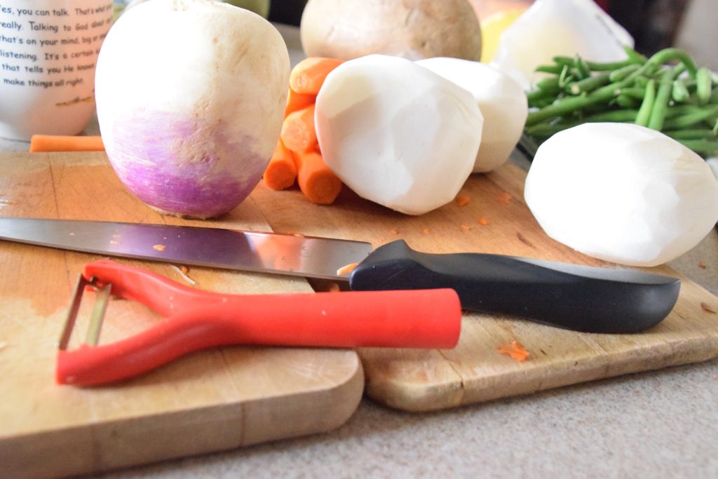 Les couteaux pour découper les légumes