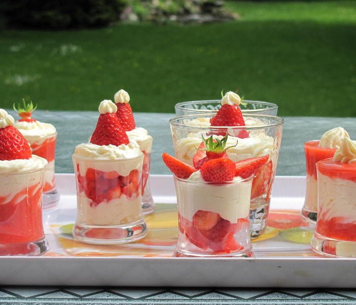 verrine fraises été 2017