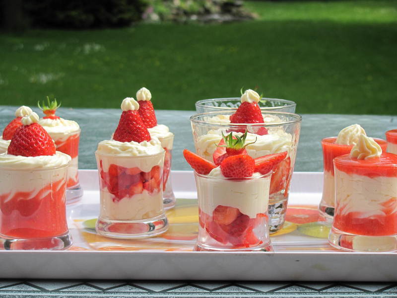 verrine fraises été 2017